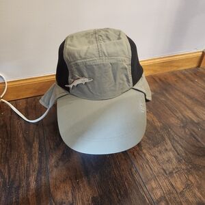 Columbia upf30+ PFG Performance Fishing Gear Hat Cap with Ear Neck Flap One Size